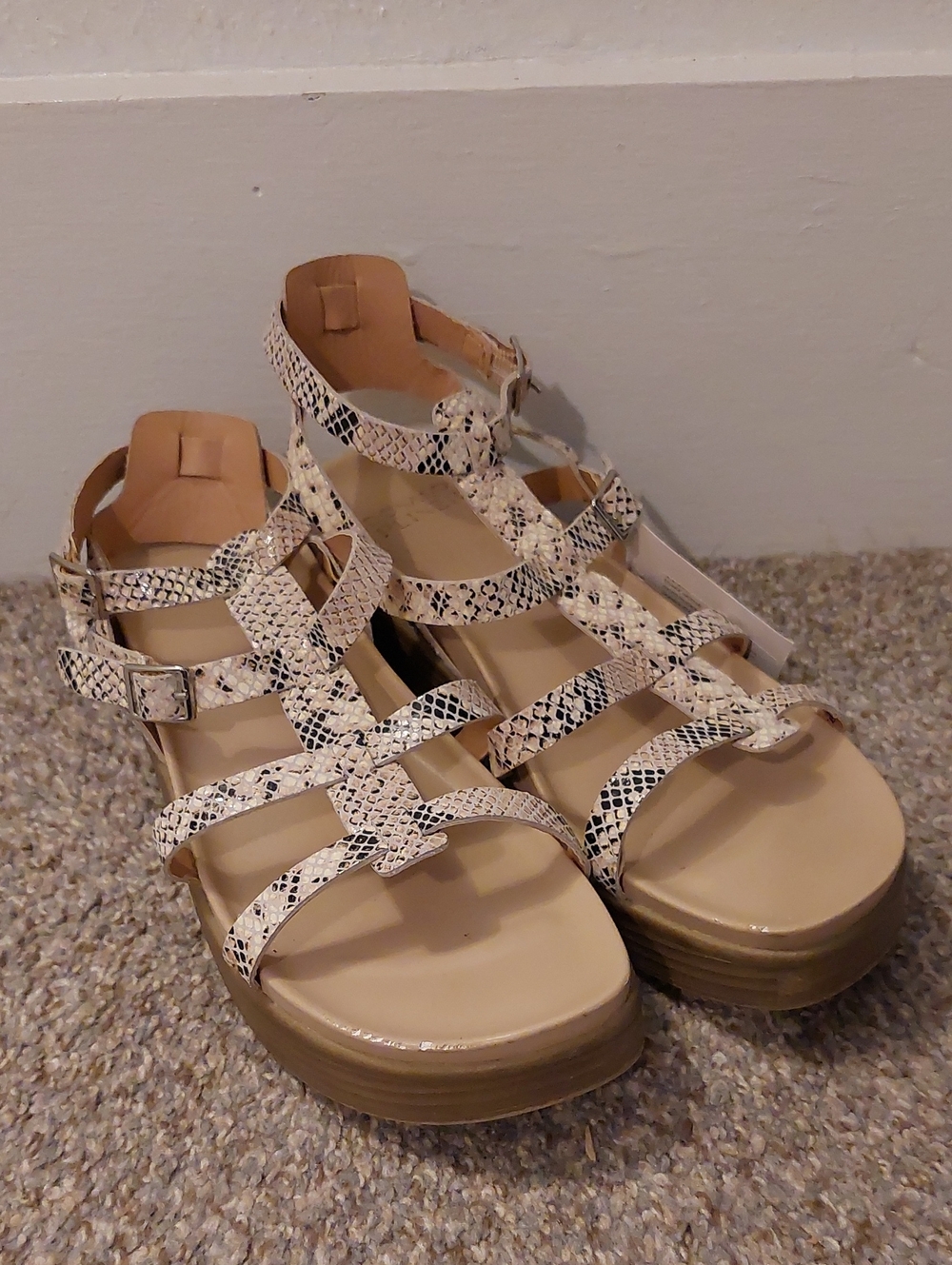 Donald Pliner Snakeskin Sandals